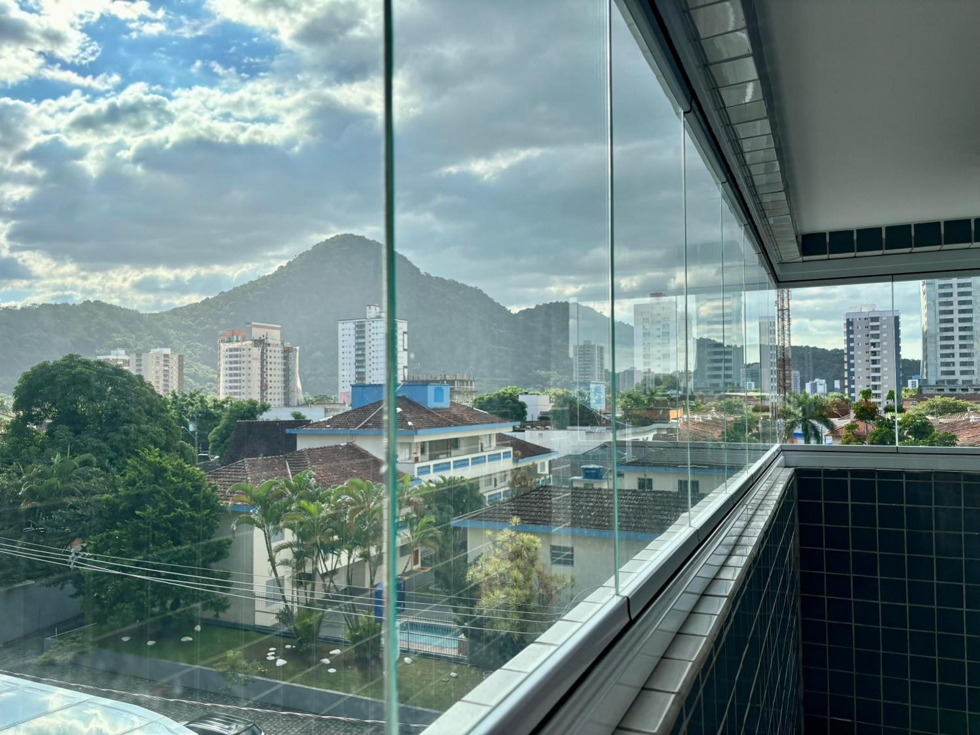 Novo Apto Canto Do Forte, Rua Praia Vista Montanha, Com Wi Fi, Homebeach10, 01 Vaga De Garagem, Melhores Restaurantes Ao Lado Praia Grande  Esterno foto